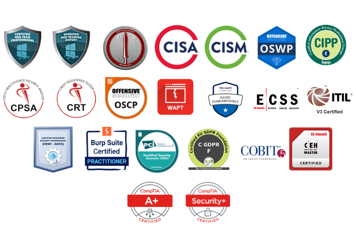 Team Certifications Achieved by Consultants at Secora Consulting